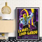 poster vintage del lupo mannaro