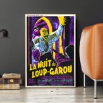 poster vintage del lupo mannaro