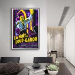 poster vintage del lupo mannaro