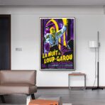 poster vintage del lupo mannaro