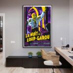 poster vintage del lupo mannaro