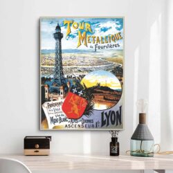 poster vintage lione
