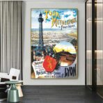 poster vintage lione