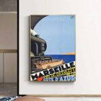 poster vintage di marsiglia