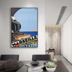 poster vintage di marsiglia