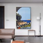 poster vintage di marsiglia