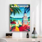 poster vintage martinica