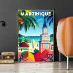 poster vintage martinica