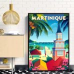 poster vintage martinica
