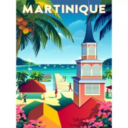 poster vintage martinica