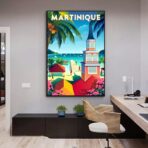 poster vintage martinica