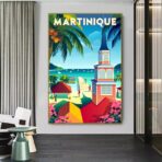 poster vintage martinica