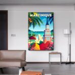 poster vintage martinica