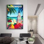 poster vintage martinica