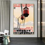 poster vintage megeve