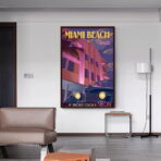 poster vintage miami