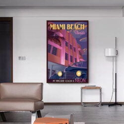 poster vintage miami