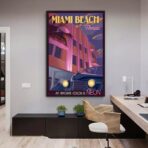 poster vintage miami