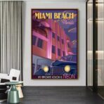 poster vintage miami
