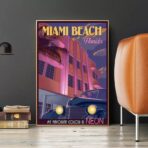 poster vintage miami