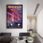 poster vintage miami