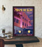 poster vintage miami