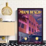poster vintage miami