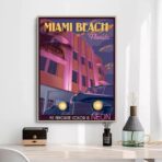 poster vintage miami