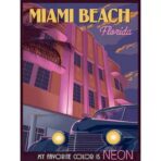 poster vintage miami