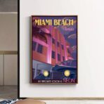 poster vintage miami