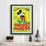 poster vintage di topolino