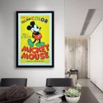 poster vintage di topolino