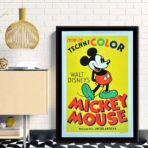 poster vintage di topolino