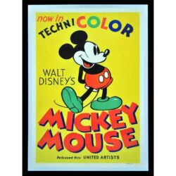 poster vintage di topolino
