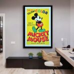 poster vintage di topolino