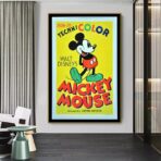 poster vintage di topolino