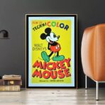 poster vintage di topolino