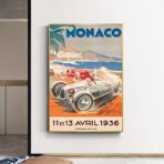 poster vintage di monaco