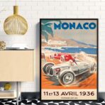 poster vintage di monaco