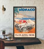 poster vintage di monaco
