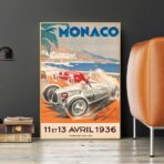 poster vintage di monaco