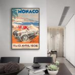 poster vintage di monaco