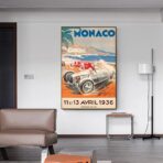 poster vintage di monaco