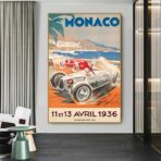 poster vintage di monaco