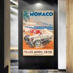 poster vintage di monaco