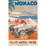 poster vintage di monaco