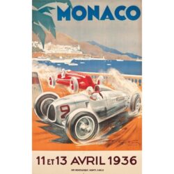 poster vintage di monaco