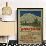poster vintage mont ventoux