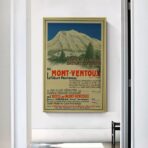 poster vintage mont ventoux