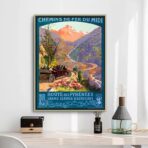 poster vintage di montagna 1